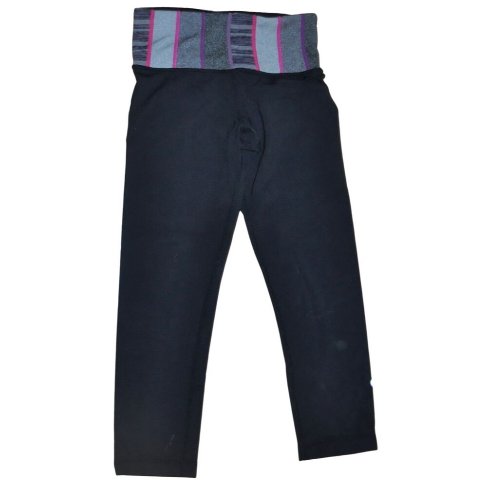 Lululemon Athletica Black Crop Yoga Gym Leggings • Size 2